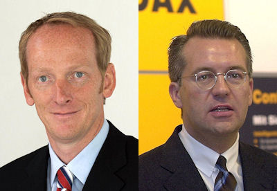 Nach dem Ausscheiden Wennemers bei Conti verließen mit seinem Nachfolger Dr. Karl-Thomas Neumann (links) und Finanzchef Dr. Alan Hippe (rechts) zwei weitere Spitzenkräfte den Konzern