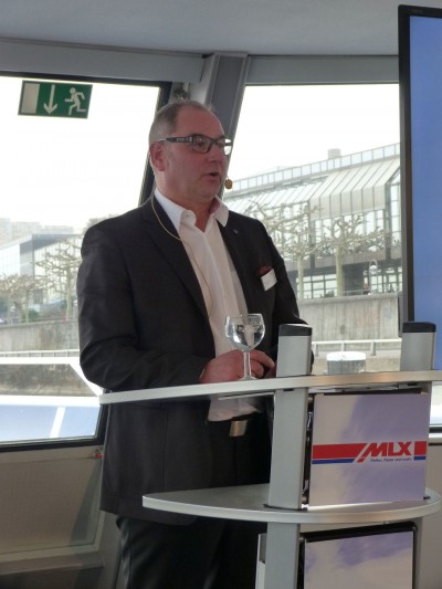 Konnte neue MLX-Mitglieder begrüßen und Jubilare auszeichnen: Rainer Baßler, Manager Business Development in der MLX-Systemzentrale