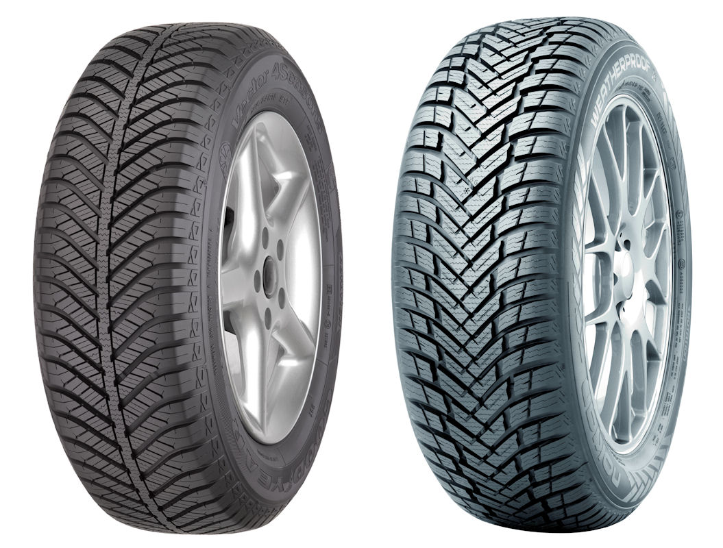 Какие всесезонки. Goodyear vector 4seasons. Всесезонная резина Nokian. Nokian Weatherproof. Vector 4seasons Gen-2.