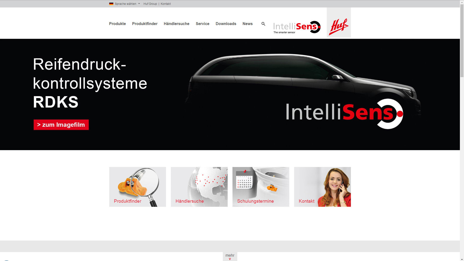 intellisens Webseite