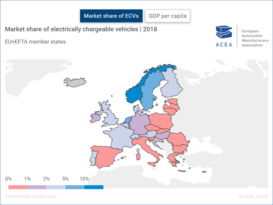 ACEA EV Zulassungen tb