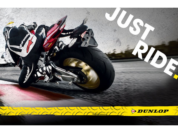 In Sachen seiner Motorradreifen setzt Dunlop beginnend ab diesem Monat europaweit auf den Claim „Just Ride“