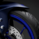 Ab Werk wird Yamahas aktuelle YZF-R7 mit Bridgestone-Reifen des Typs „Battlax Hypersport S22” bestückt (Bild: Yamaha)