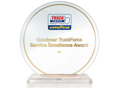 Mit den quartalsweise vergebenen TruckForce Excellence Awards sollen die Leistungen der Goodyear-Netzwerkpartner anerkannt bzw. belohnt werden (Bild: Goodyear)