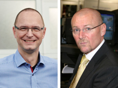 Marco Kempin (links) hat die Geschäftsführung bei der Hunter Deutschland GmbH für den in Ruhestand gewechselten Martin Adams übernommen (Bilder: Beissbarth, NRZ/Christian Marx)