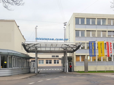 Anfang September hat die in Hanau beheimatete Goodyear Dunlop Tires Germany GmbH (GDTG) „einen Teil ihres Vermögens als Gesamtheit im Wege der Umwandlung durch Ausgliederung“ auf die an ein und demselben Standort ansässige Goodyear Hanau Manufacturing GmbH & Co. KG übertragen (Bild: NRZ/Arno Borchers)
