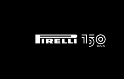 Das Pirelli-Logo zum 150. Jubiläum des Reifenherstellers (Bild: Screenshot Präsentation)