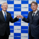Ab April ist Koshiro Kudo (rechts) neuer Präsident & Representative Director von Asahi Kasei, während sein Vorgänger Hideki Kobori dann als Chairman des Konzerns fungiert (Bild: Asahi Kasei)