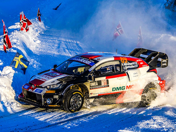 „Wir können sagen, dass wir unsere Ziele hier erreicht haben“, freut man sich bei Pirelli nach dem Rallye-Lauf in Umeå/Schweden am vergangenen Wochenende, bei dem trotz extremer Geschwindigkeiten und Bedingungen keinerlei Reifenpannen gegeben haben soll (Bild: Pirelli)