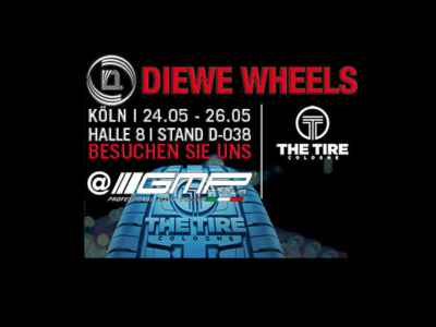 Bei der „Tire Cologne“ will Diewe Wheels zusammen mit dem italienischen Räderhersteller GMP„ein aufregendes neues Design“ präsentieren (Bild: Diewe Wheels)