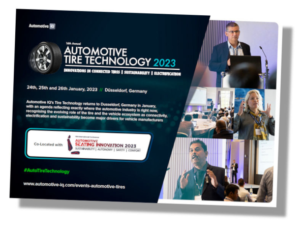 Mehr zu der von IQPC Ltd. veranstalteten Konferenz „Automotive Tire Technology 2023“ finden Interessierte unter www.automotive-iq.com/events-automotive-tires im Web (Bild: Screenshot)