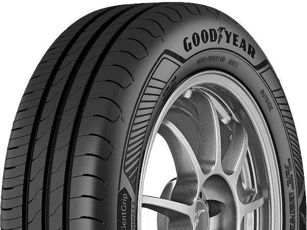 Goodyears neuer „EfficientGrip Compact 2” ist für kleinere Fahrzeuge bzw. die Kompaktklasse gedacht und kommt folglich in 14- und 15-Zoll-Dimensionen auf den Markt (Bild: Goodyear)