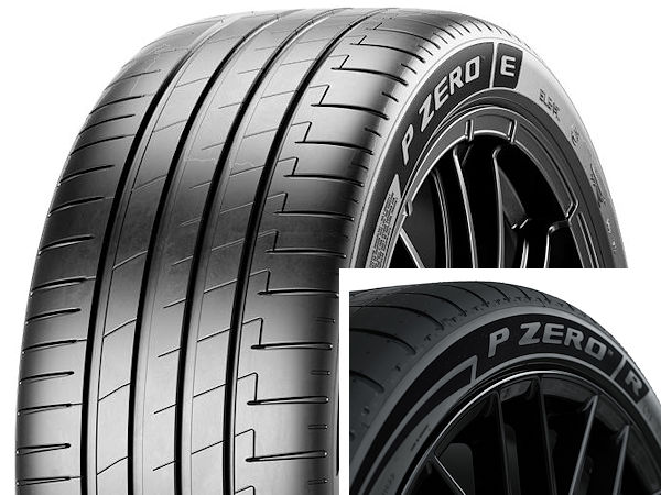 Beim „P Zero E“ kommt das „E“ im Namen nicht von ungefähr, ist der Reifen Pirelli zufolge doch speziell für Elektrofahrzeuge entwickelt worden, während der „P Zero R“ für die leistungsstärksten Supersportwagen gedacht ist und mehr Leistung als der „P Zero“ und eine höhere Vielseitigkeit als der „P Zero Trofeo RS“ bieten soll (Bilder: Pirelli)