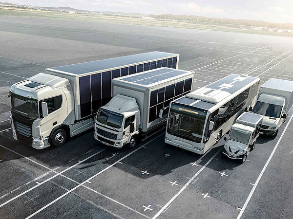 Höchste Priorität bei dem Unternehmen hat nach den Worten von Sono Motors nun die Markteinführung seines sogenannten Solar-Kits – eine Nachrüstlösung für Nutzfahrzeuge wie Diesel-/Elektrobusse, um deren Kohlendioxidemissionen reduzieren (Bild: Sono Motors)