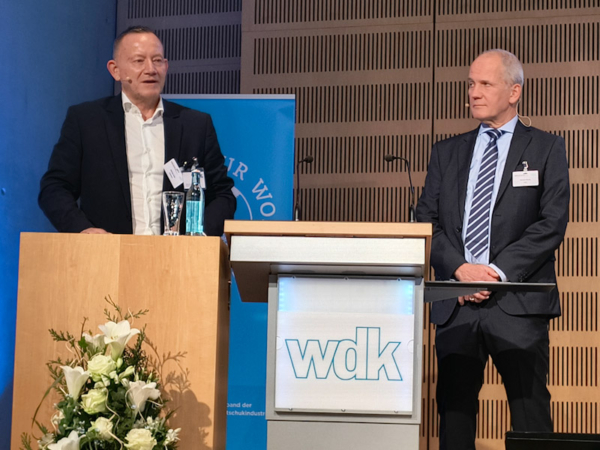 Der neue WdK-Präsident Michael Klein (links) mit seinem Vorgänger Michael Wendt (Bild: NRZ/Christian Marx)