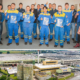 Von den insgesamt eigentlich 13 ehemaligen Michelin-Auszubildenden in Bad Kreuznach – zwei fehlen auf dem Foto – setzen zehn ihre Karriere bei dem Reifenhersteller fort (Bilder: Michelin)
