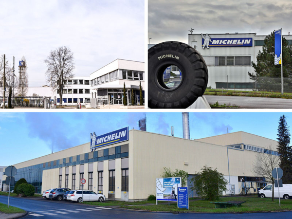 Es scheint mittlerweile beschlossenen Sache zu sein: Verbunden mit entsprechenden Standortschließungen in Karlsruhe und Trier (oben von links) zieht sich Michelin aus der Lkw-Neureifenfertigung hierzulande zurück, will aber zumindest an seiner Lkw-Reifenrunderneuerung in Homburg festhalten (Bilder: Michelin)