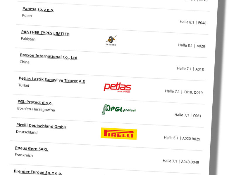 Die Petlas Tire Corporation ist als Aussteller bei der „Tire Cologne” dabei und bringt auch seine Zweitmarke Starmaxx mit zu der Reifenmesse Anfang Juni in Köln (Bild: Screenshot)