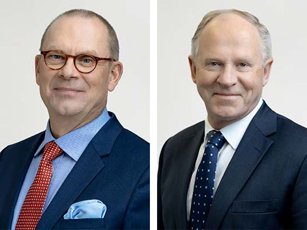 Jukka Hienonen ist als Vorsitzender von Nokians Board of Directors bestätigt worden, während Pekka Vauramo als sein Stellvertreter fungiert (Bilder: Nokian Tyres)