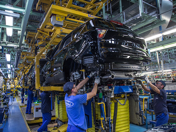 Im August sind in deutschen Werken der Automobilhersteller hierzulande 313.700 Pkw und damit immerhin 24 Prozent mehr Neuwagen produziert worden als in denselben acht Monaten 2023 (Bild: Ford)