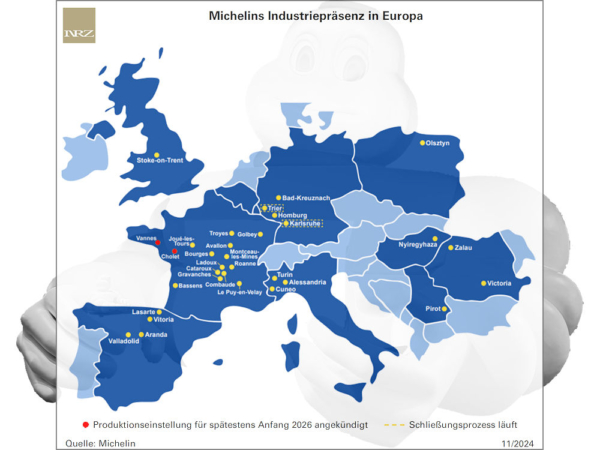 Michelin bestätigt Aus zweier seiner Werke