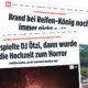 Der Brand bei dem Großhändler Göggel im Sommer vor gut zwei Jahren hatte auch außerhalb der Reifenbranche für ordentlich Schlagzeilen gesorgt (Bilder: Bild)