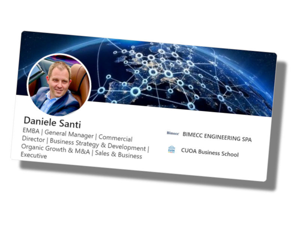 Seit dem zurückliegenden Oktober fungiert Daniele Santi als General Manager und Group Commercial Director bei dem auf Radsicherungslösungen spezialisierten italienischen Unternehmen Bimecc Engineering (Bild: LinkedIn/Screenshot)