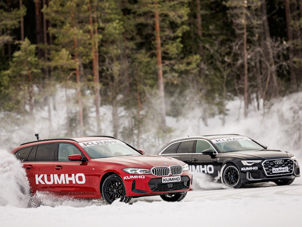 Kumho präsentiert neuen WinterCraft WP52+ auf Fahrevent in Schweden ...