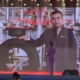 IMG-20261012-WA0010 Cao Kai, General Manager von Prinx Tire (Malaysia), präsentierte den Gästen einer International Dealer Conference per Videoschalte den ersten im neuen Prinx-Chengshan-Reifenwerks in Malaysia produzierten Reifen (Bild: Tyre Industry Publications/Stephen Goodchild)